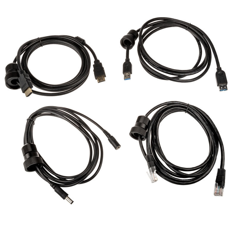 Akasa Pascal TN UCFF kabinett Intel NUC kabelinnganger