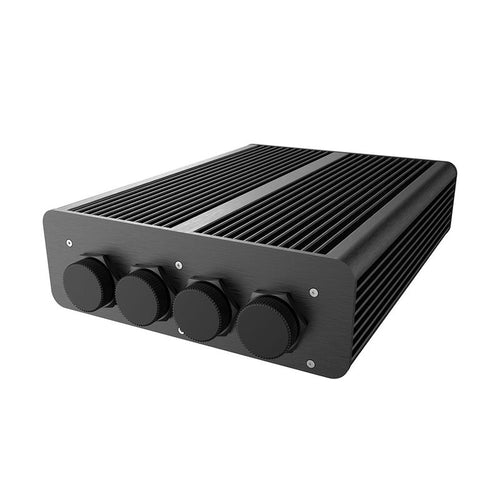 Akasa Pascal TX Plus Thin-Mini-ITX kabinett IP65 vifteløs svart bakside