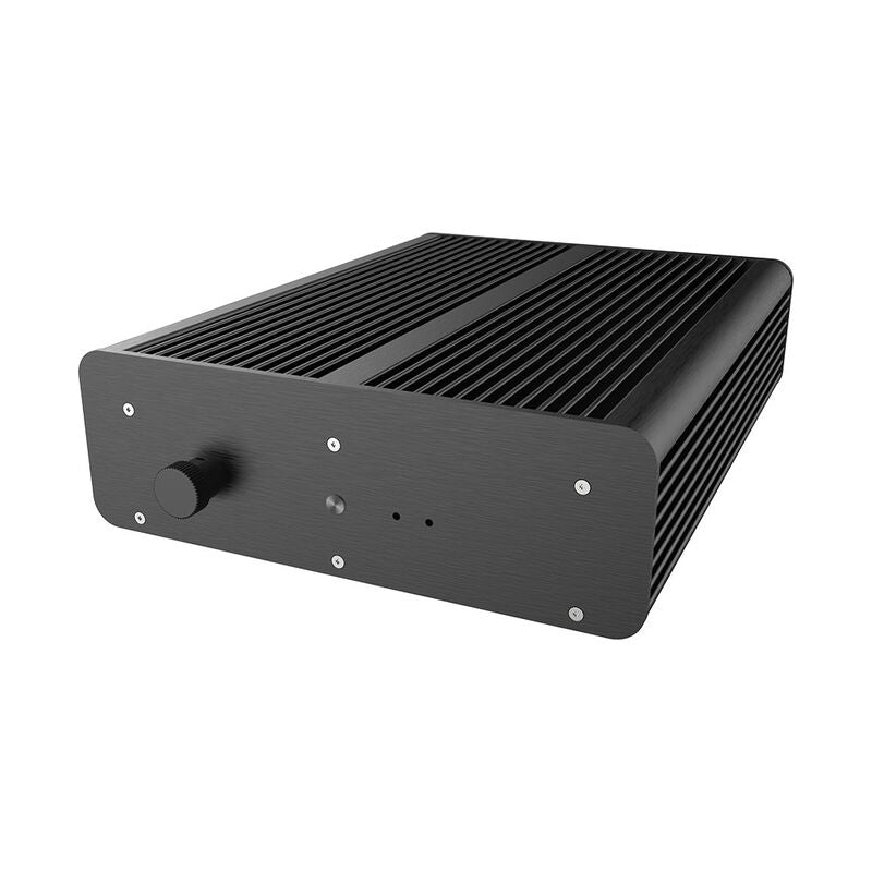 Akasa Pascal TX Plus Thin-Mini-ITX kabinett IP65 vifteløs svart montert