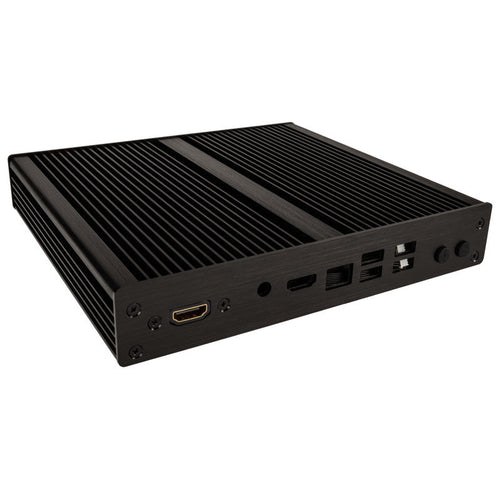 Akasa Plato NE Compact 1.4L Intel NUC kabinett svart bakside