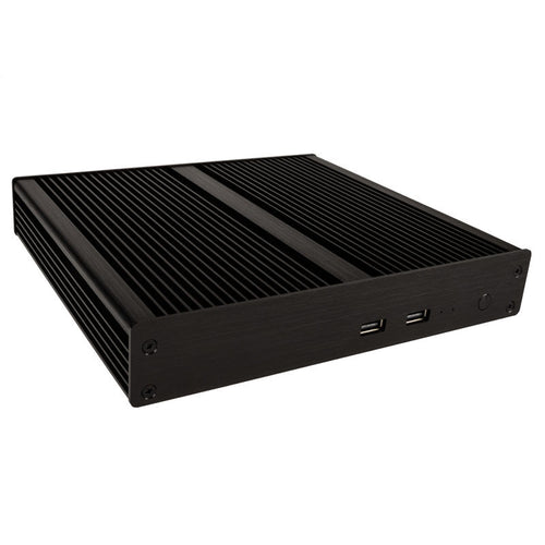 Akasa Plato NE Compact 1.4L Intel NUC kabinett svart forfra