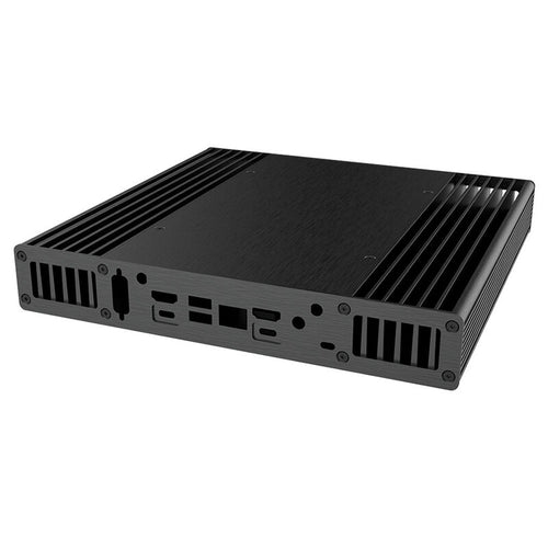 Akasa Plato RC UCFF-kabinett ASUS NUC 14 Pro vifteløs svart bakside