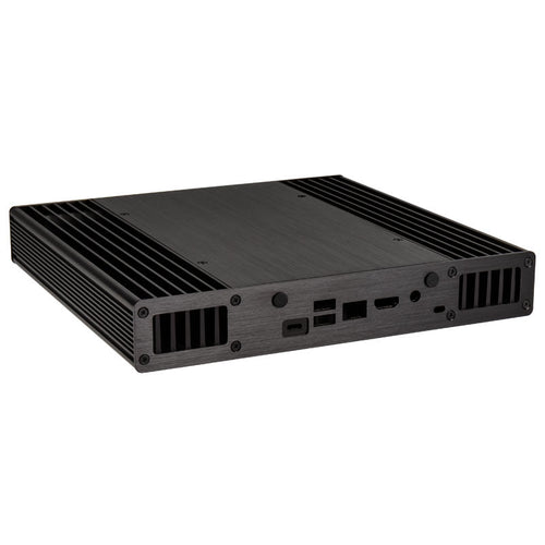Akasa Plato X7 UCFF kabinett bakside med tilkoblinger