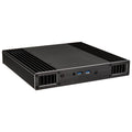 Akasa Plato X7 UCFF kabinett for Intel NUC aluminium svart forfra