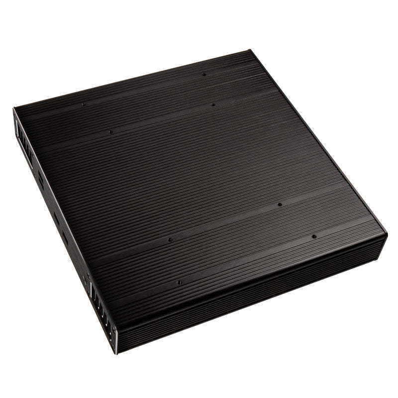 Montert Akasa Plato X7D UCFF kabinett Intel NUC aluminium svart på VESA-feste