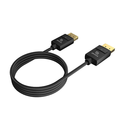 Akasa PROSLIM 8K DisplayPort 1.4 kabel bakside