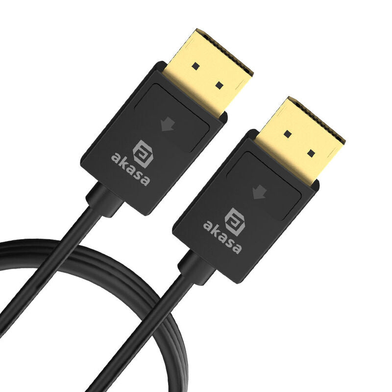 Detaljbilde av Akasa PROSLIM 8K DisplayPort 1.4 kabel