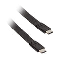 Akasa PROSLIM USB-C til USB-C kabel USB 3.1 svart forfra