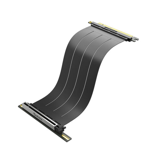 Akasa Riser Black X3 Mark V PCIe 5.0 riserkabel 300 mm svart for vertikal GPU-montasje