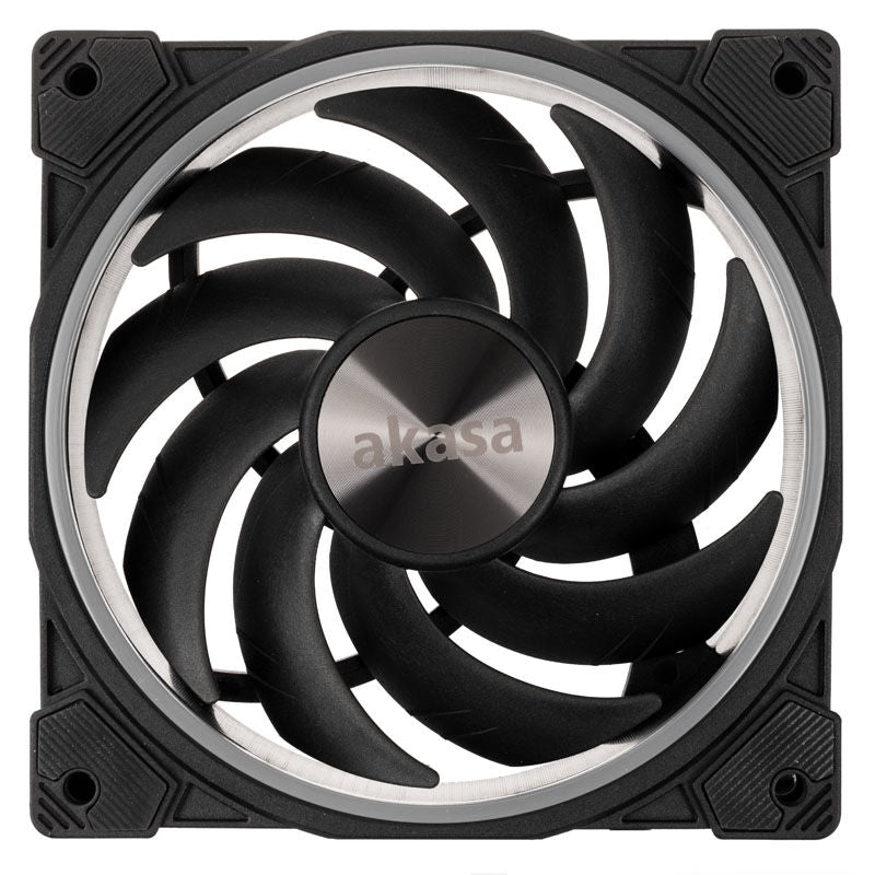 Akasa SOHO AR ARGB vifte 120 mm PWM svart detalj av rotor