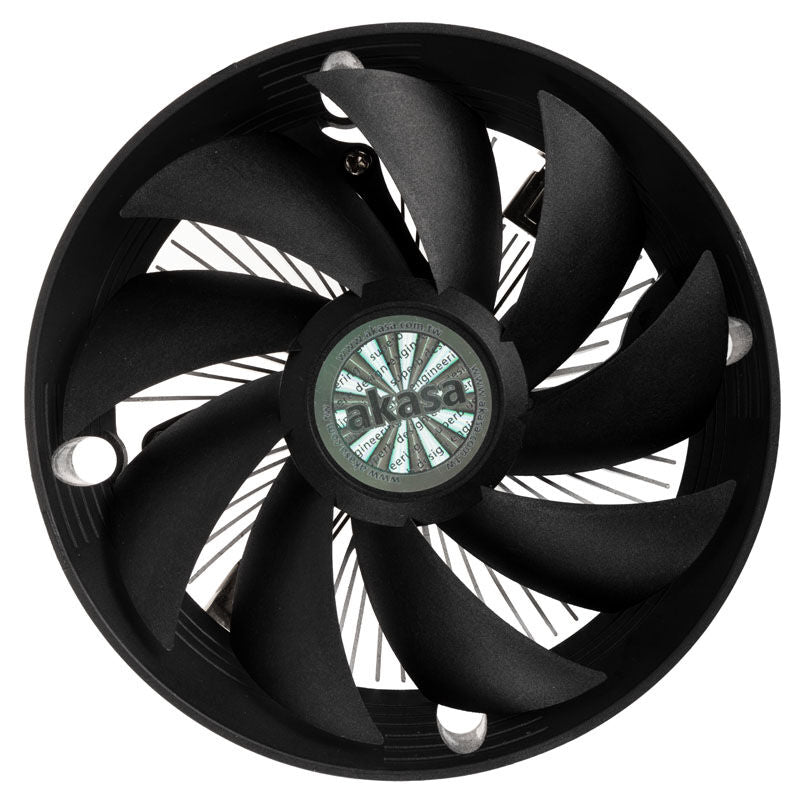 Akasa Sunflower CPU-kjøler top-flow 120 mm PWM 95 W bakside
