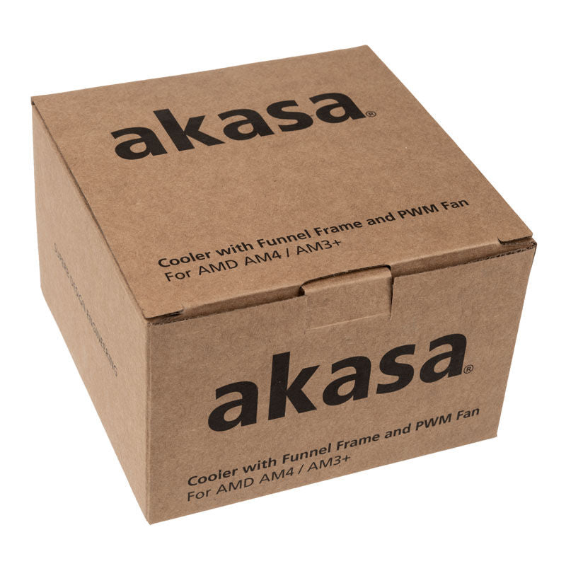 Oversikt over Akasa Sunflower CPU-kjøler top-flow 120 mm PWM 95 W med vifte