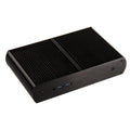 Akasa Tesla H UCFF kabinett Intel NUC aluminium svart forfra