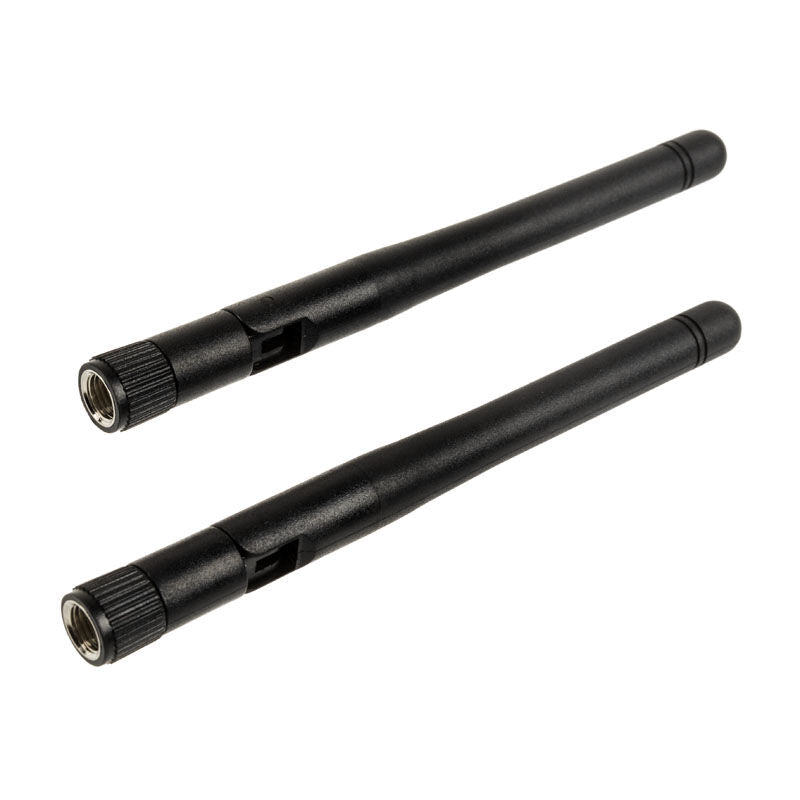 Akasa Tri-Band WiFi-antenne omnidireksjonell RP-SMA 2-pakk svart bakside