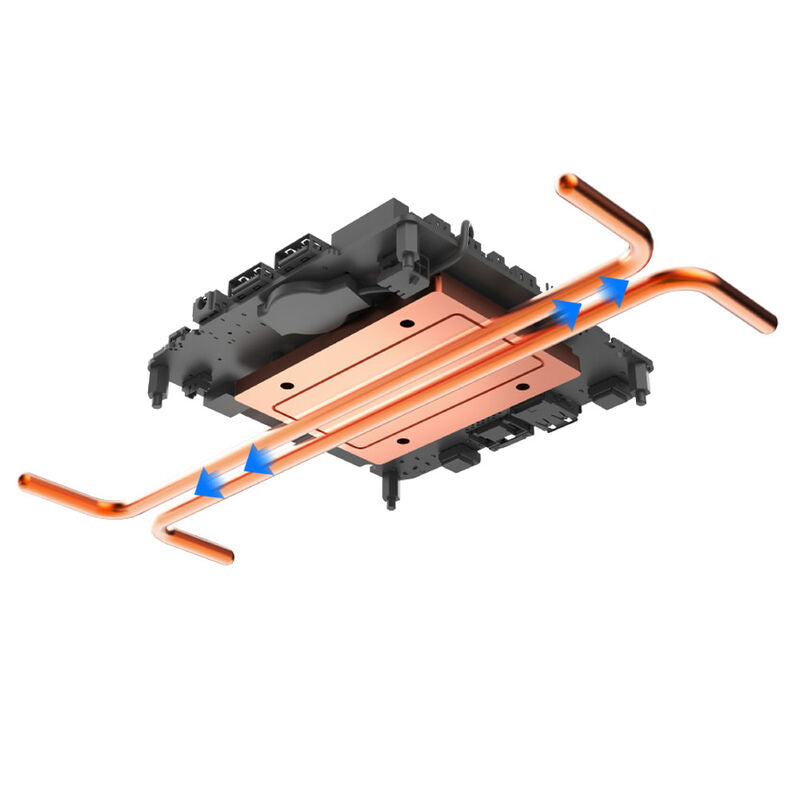 Akasa Turing RC Pro UCFF-kabinett ASUS NUC varmeledning og kobberheatpipe