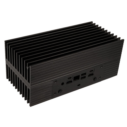 Akasa Turing TN UCFF kabinett Intel NUC passiv kjøling svart bakside