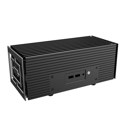 Akasa Turing vifteløs UCFF kabinett Intel NUC LGA1700 svart bakside