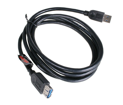 Akasa USB 3.0 skjøtekabel Type A 1,5 m svart bakside
