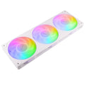 Akasa Vegas A36 ARGB PWM vifte 360 mm 2000 RPM hvit forfra