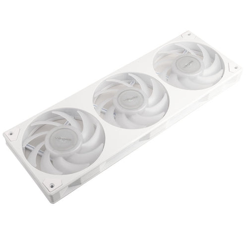Akasa Vegas A36 ARGB PWM vifte 360 mm 2000 RPM hvit bakside