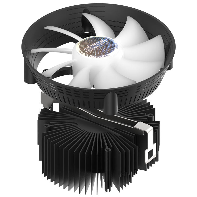 Detalj av Akasa Vegas Chroma AM CPU-kjøler AMD RGB 120 mm vifte