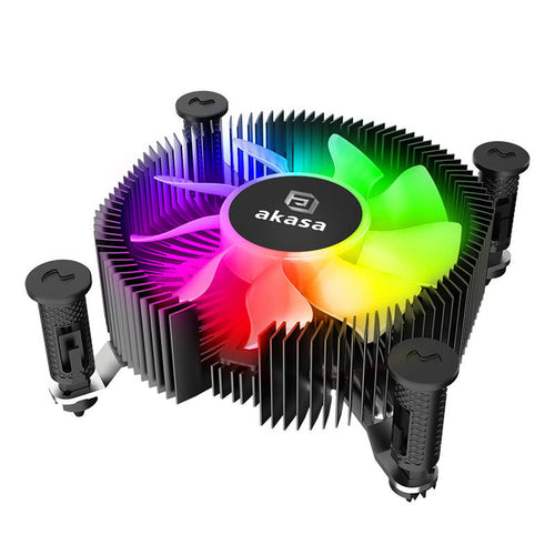 Akasa Vegas Chroma iLG CPU-kjøler LGA 1700 ARGB forfra