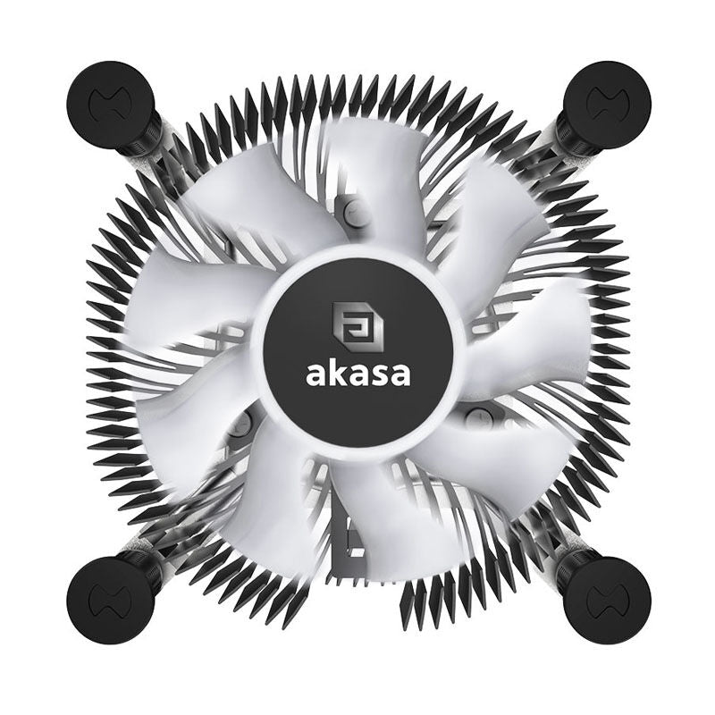 Sideprofil av Akasa Vegas Chroma iLG CPU-kjøler LGA 1700 ARGB