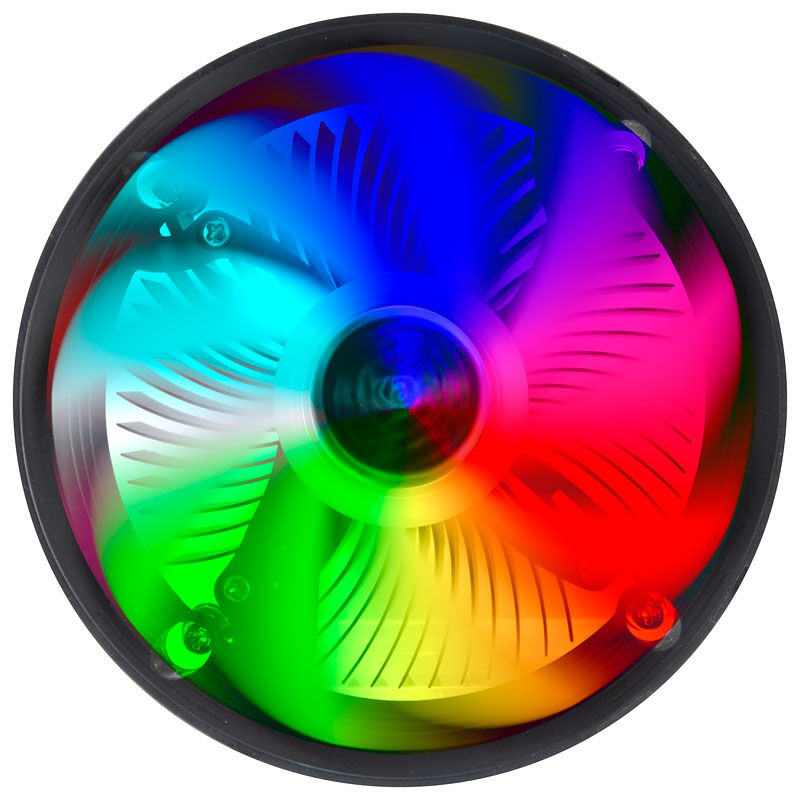 Akasa Vegas Chroma LG CPU-kjøler svart bakside