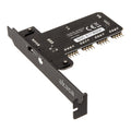Akasa Vegas RGB kontroller 4-port LED-styring forfra