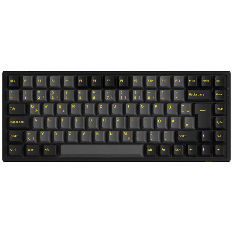 Akko Black & Gold 3084B Plus gamingtastatur 75% bakside