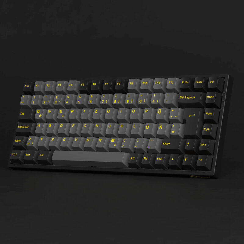 RGB-belysning på Akko Black & Gold 3084B Plus gamingtastatur 75%