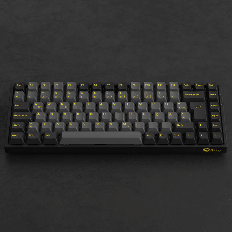 Akko Black & Gold 3084B Plus gamingtastatur 75% med trådløs tilkobling