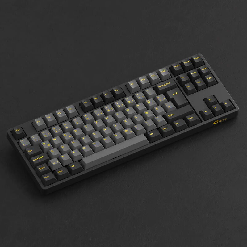 Akko Black & Gold 5087S gamingtastatur TKL RGB bakside