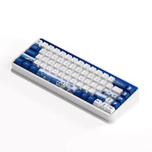 Foran på AKKO JIN 01 Santorin gamingtastatur 65% trådløs Rosewood RGB