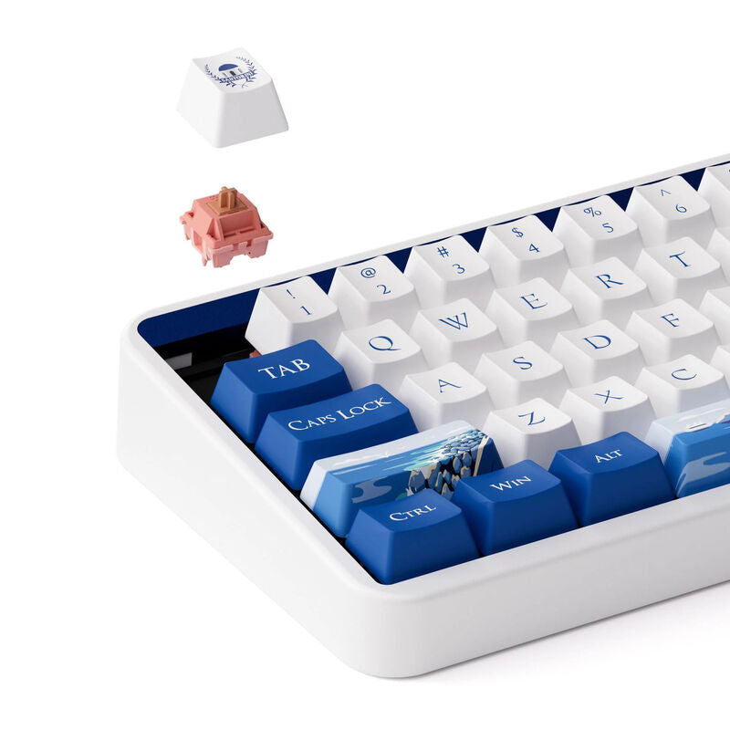 AKKO JIN 01 Santorin gamingtastatur 65% trådløs Rosewood RGB - AKKO