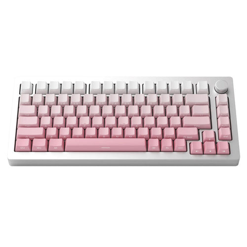 Akko MonsGeek M1W SP Pink&White gamingtastatur bakside