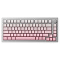 Akko MonsGeek M1W SP Pink&White gamingtastatur forfra