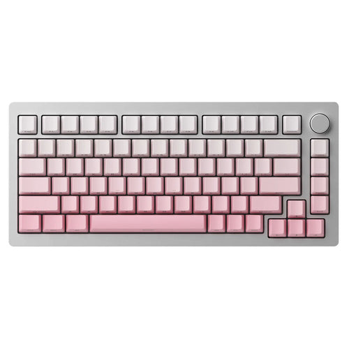 Akko MonsGeek M1W SP Pink&White gamingtastatur forfra