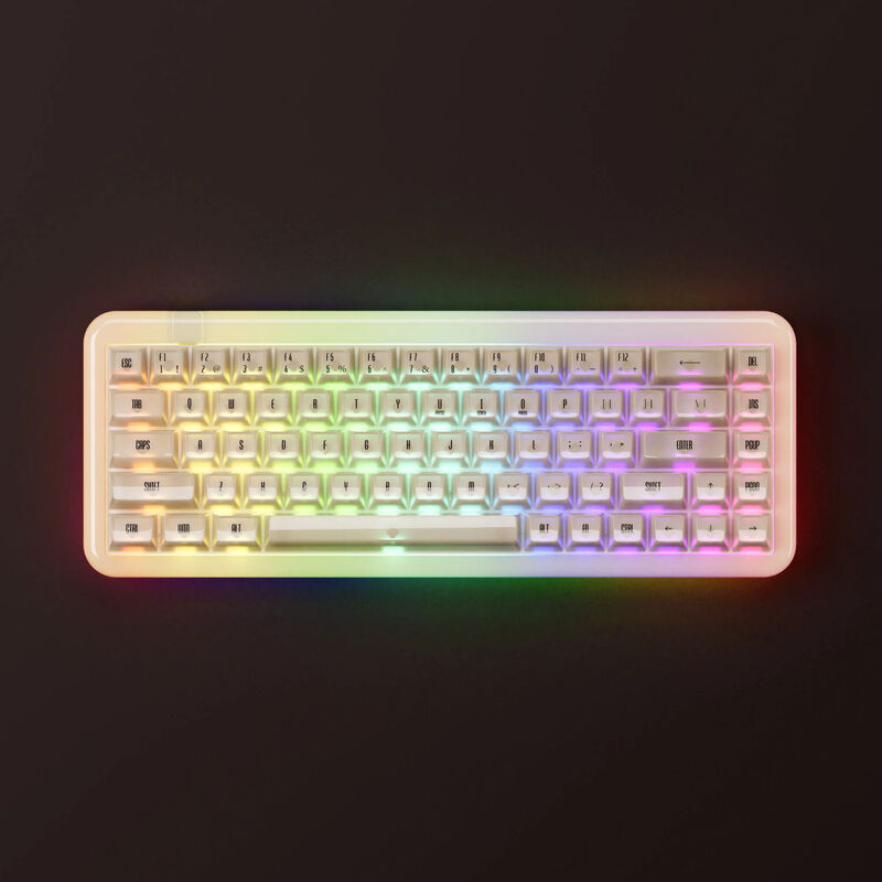 Akko YU01 Antique Jade gamingtastatur detalj av tastaturhus