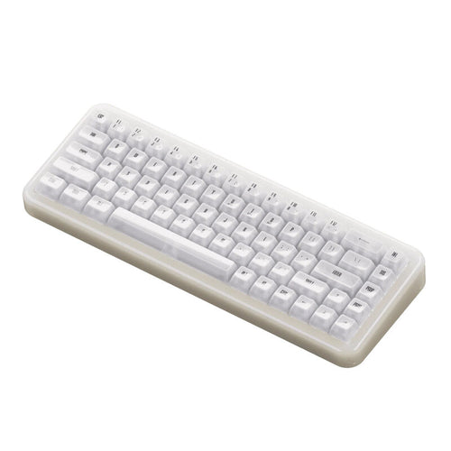 Akko YU01 White Jade gamingtastatur 65% RGB V3 forfra