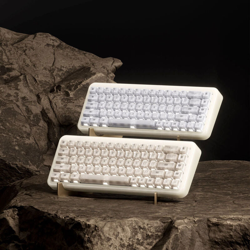 Akko YU01 White Jade gamingtastatur 65% RGB V3 tilkoblingsport