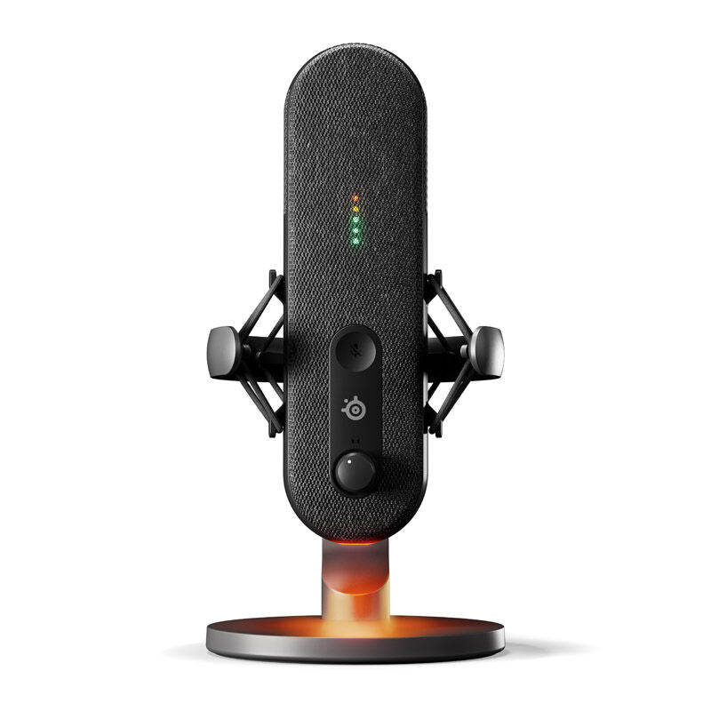 SteelSeries Alias streamingmikrofon USB RGB svart bakside