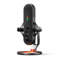 SteelSeries Alias streamingmikrofon USB RGB svart forfra