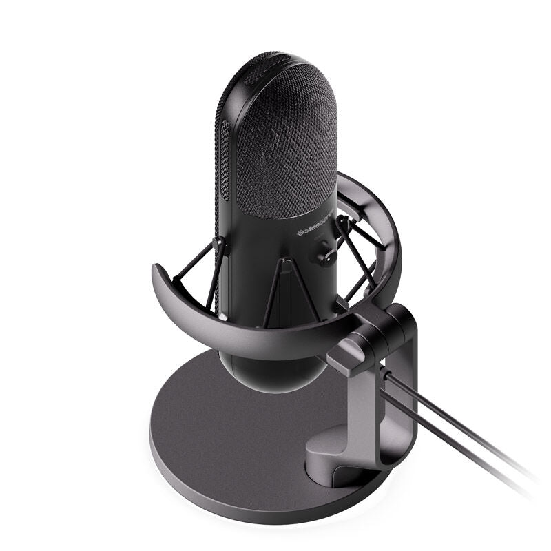 SteelSeries Alias streamingmikrofon USB RGB svart med USB Type C-kabel