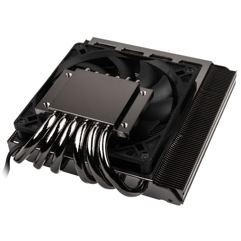 Nærbilde av vifte på Alpenföhn Black Ridge CPU-kjøler lavprofil 92 mm PWM
