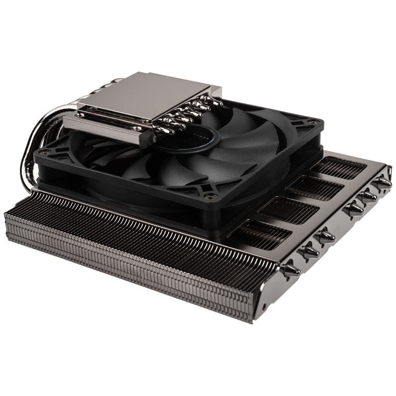 Sideprofil av Alpenföhn Black Ridge CPU-kjøler lavprofil 92 mm PWM