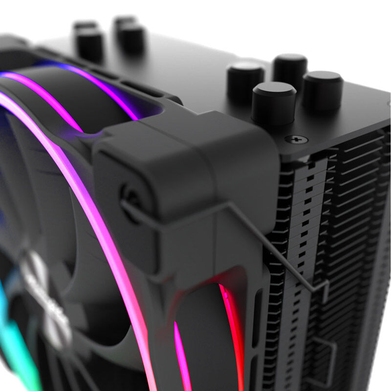 Alpenföhn Dolomit Advanced CPU-kjøler 120 mm ARGB svart med vifteklips