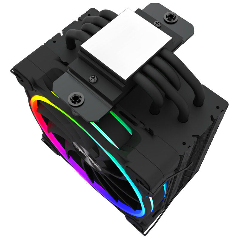 Alpenföhn Dolomit Advanced CPU-kjøler 120 mm ARGB svart nærbilde av vifte