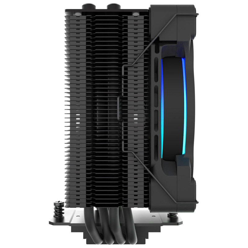 Alpenföhn Dolomit Advanced CPU-kjøler 120 mm ARGB svart detalj av heatpipes