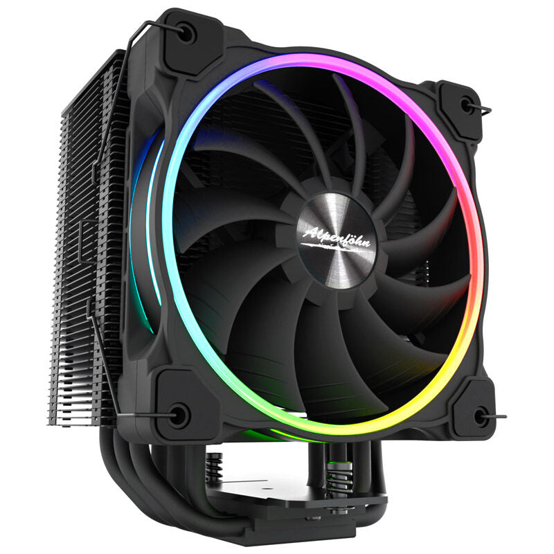 Sideprofil Alpenföhn Dolomit Premium CPU-kjøler 120 mm ARGB svart